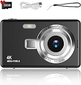 Taichaeu Digital Camera 1080P FHD 44MP 2.4" LCD 16X Zoom 32GB SD Card Included view 8