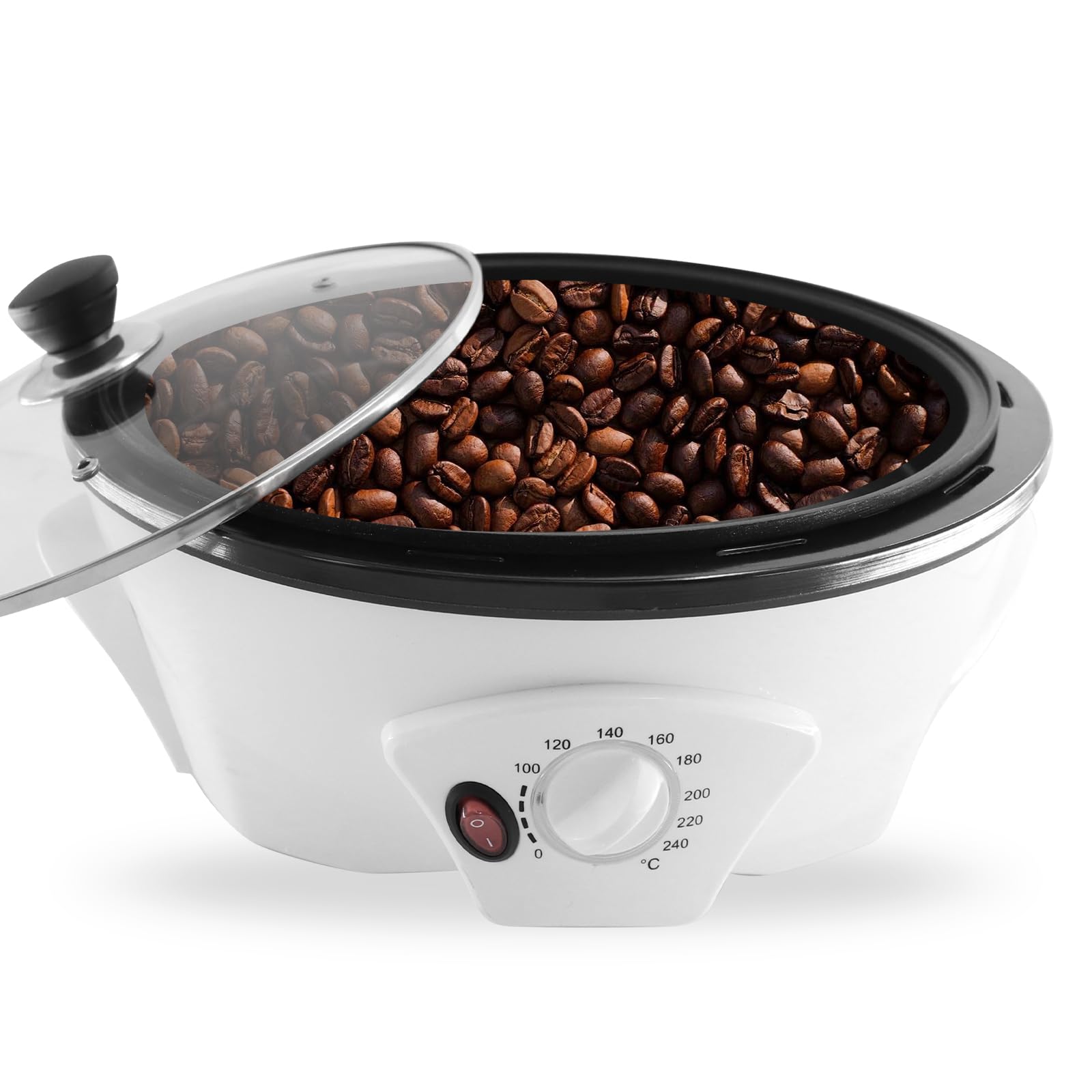 Photo 1 of ZEVELOO 750g Electric Coffee Roaster Machine Home Coffee Roaster Coffee Bean Roaster for Home Use 110V