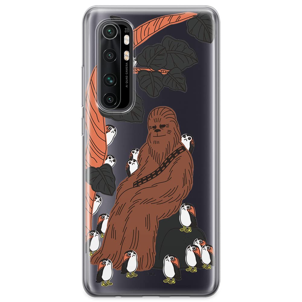 ERT GROUP mobile phone case for Xiaomi MI NOTE 10 Lite original and officially Licensed Star Wars pattern Chewbacca 006 optimally adapted to the shape of the mobile phone, partially transparent