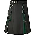 Usthirit Kilt for Men Scottish Traditional Modern Men's kilt