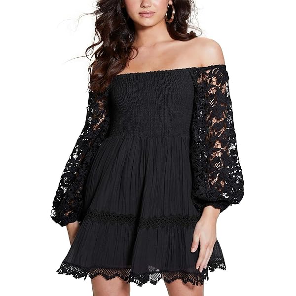 Vestido Dior Guess NOA BLAZER DRESS Vestido De Tubo Jet Black