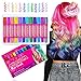 Meland Temporary Hair Chalk Set - 12 Colors Non Toxic Hair Chalk Pens, Hair Dye for Kids Girls and Adults Party Gift