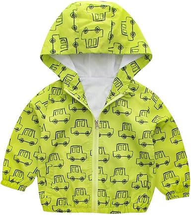 Robemon Manteau A Capuche Bebe Fille Garcon Blouson A Manches Longues A Imprime Cartoon Enfant Fille Trench Coat Automne Veste 1 6ans Amazon Fr Vetements Et Accessoires