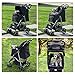 VIAGDO Dog Stroller, Pet Strollers for Small Medium Dogs & Cats, 4 Wheels Dog Jogging Stroller Folding Doggy Stroller with Storage Basket for Dog & Cat Traveling Strolling Cart (Black)thumb 1