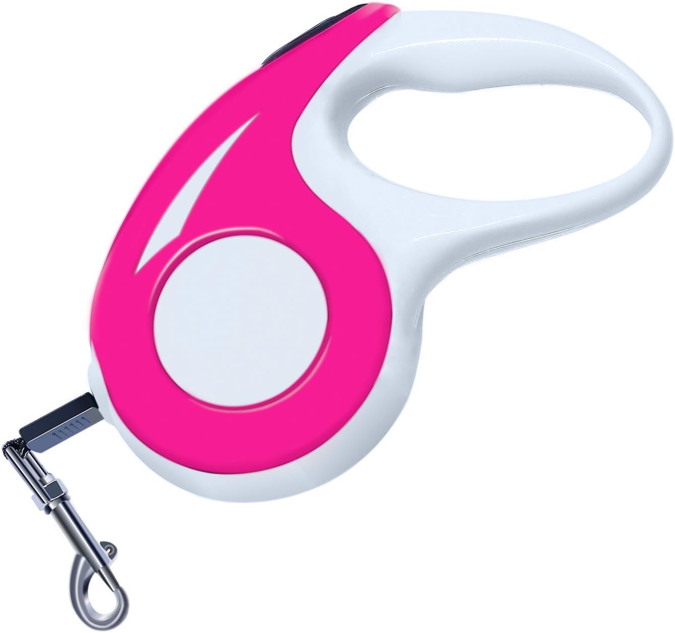 TPYQdirect Retractable Dog Leash,16.5ft/5m Nylon Ribbon Cord, Hand Grip, One Button Brake & Lock for Medium Dogs to Walk The Dog-3 Colors(red,Blue,Black)