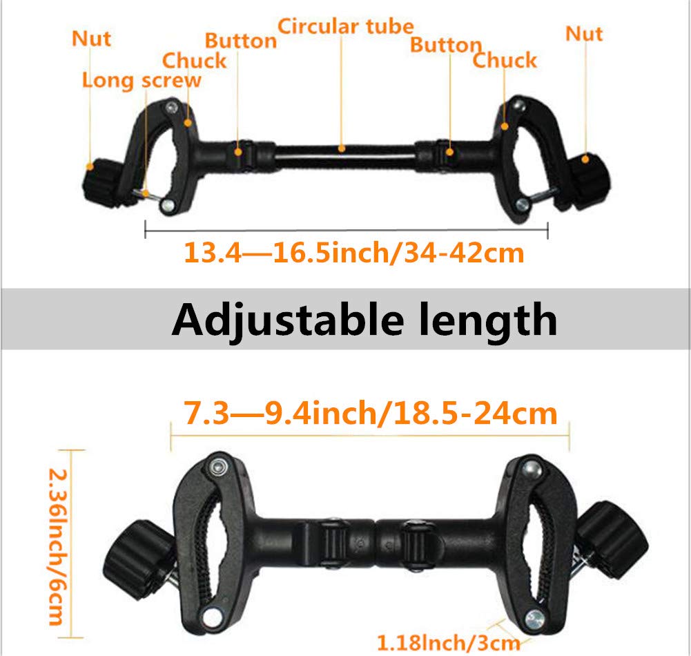 Twin Stroller Connector for Baby Universal Fits Umbrella Strollers Babyzen YOYO Yoya Etc.. Turns Two Single Strollers into a Double Stroller