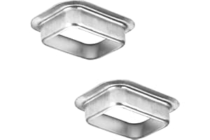 VYH 2" x 3" Rain Gutter Downspout Drop Outlet Aluminum K Style (2 Pack)