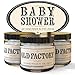 Old Factory Scented Candles - Baby Shower - Decorative Aromatherapy - Handmade in The USA with Only The Best Fragrance Oils - 3 x 4-Ounce Soy Candles