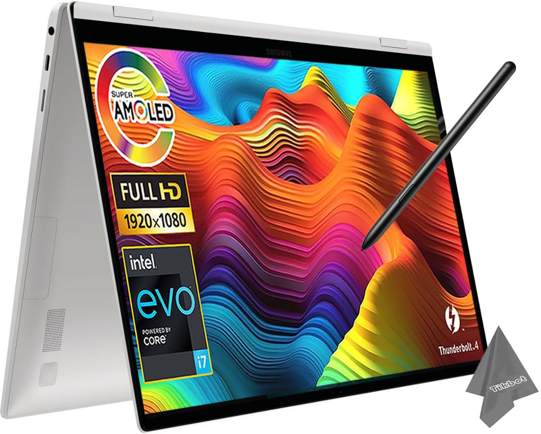 Samsung Galaxy Book2 Pro 360 Laptop, 2-in-1 AMOLED FHD Touch - Main Image