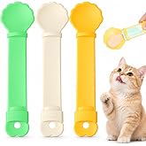 FEEHOPE3 Pack Cat Treat Squeeze Spoon for Churu, 3 Colors | Mess-free squeeze for Churu, tube treats &amp; wet food. Easy to clean, portion control. 3 colors.