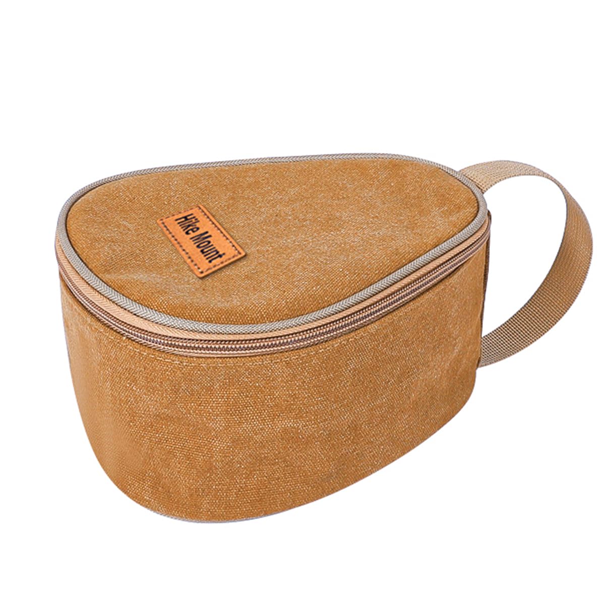 ZONADAH Outdoor Camping Bowl Storage Bag Picnic Pouch Camp Kitchen Utensil Organizer Waterproof Bowl Container Special Canvas Large Capacity Portable Tableware Bag