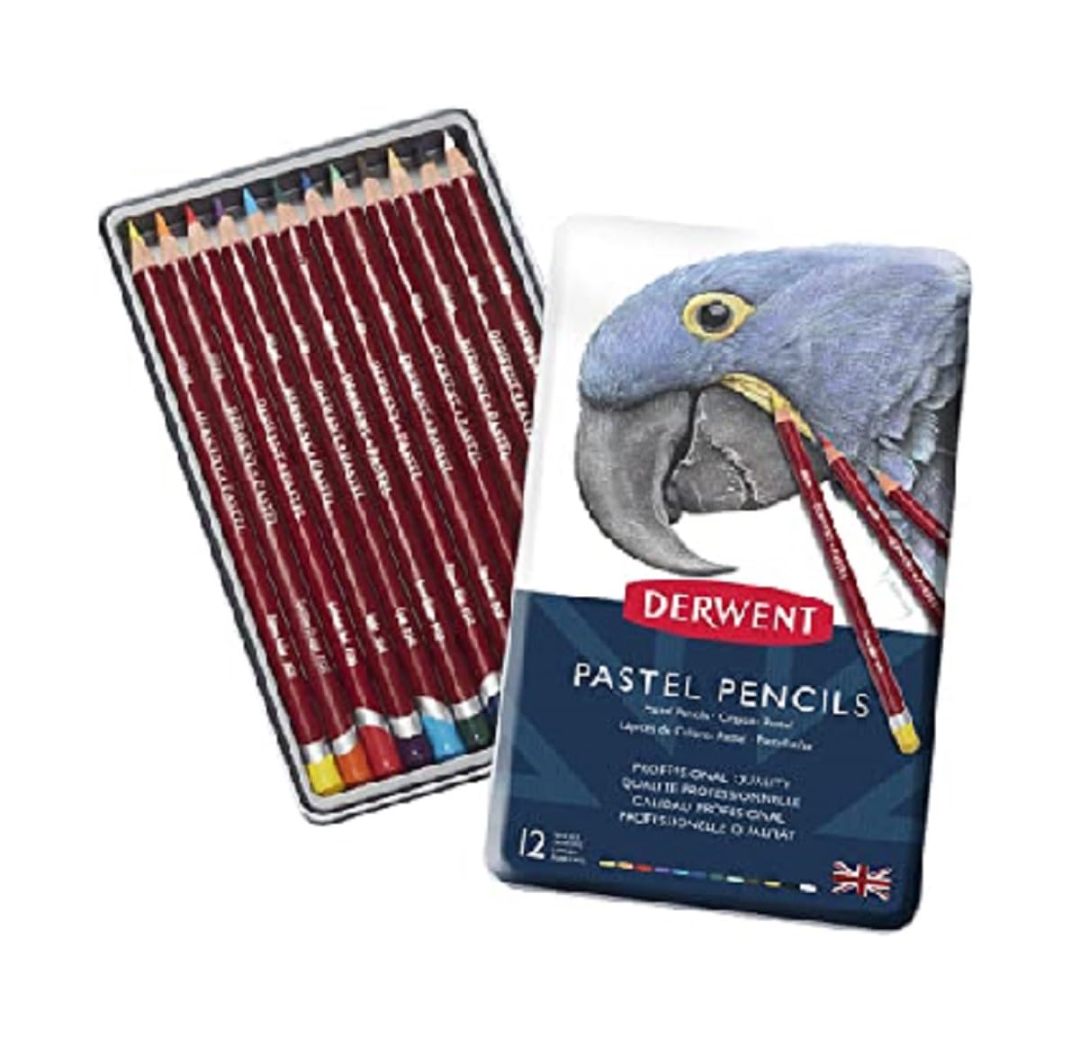 Derwent Pastel Pencils, Drawing & Writing, Set Of 12, Ideal For Blending & Colouring, Professional Quality, 32991 — image 1