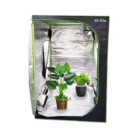 EC Breath Growzelt 120X120X200cm Growbox Growschrank Gewächszelt Zuchtzelte Zuchtschrank Pflanze Zelt Garten Wachstum Box für