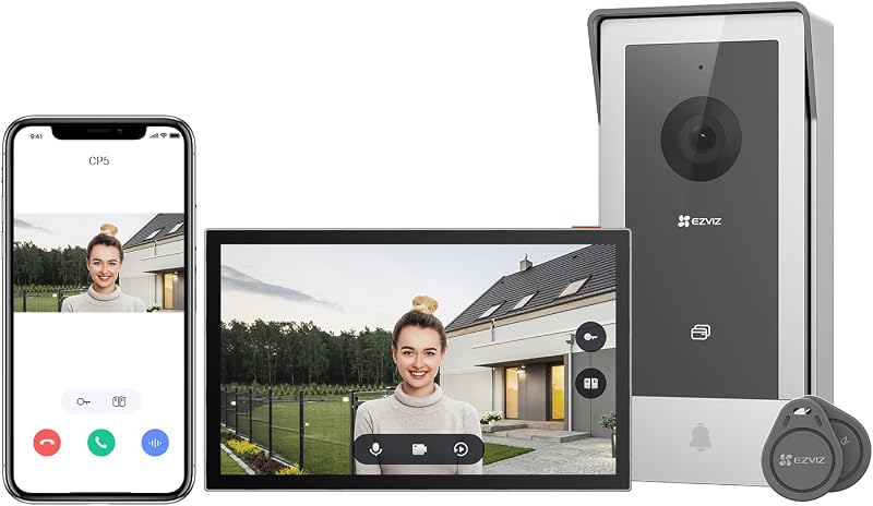 Visiophone Connecté WiFi, Interphone Filaire CP5
