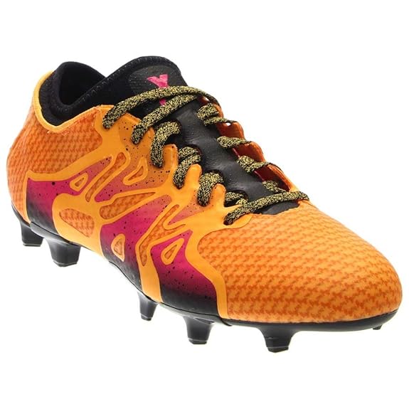 adidas Men's X 15+ Primeknit FG/AG Gold/Shock Pink/Black Sneaker 7 D (M)