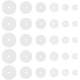 Clear Piercing Disc for Piercing Bump Silicone Healing Non Pull Piercings Discs Pressure Silicone Earrings Clear Disc Pads for Keloids Healing Pads, 30Pcs 3mm/5mm/7mm/9mm/12mm/14mm