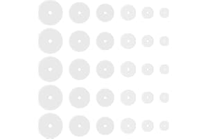 STYQUENZER Clear Piercing Disc for Piercing Bump Silicone Healing Non Pull Piercings Discs Pressure Silicone Earrings Clear Disc Pads for Keloids Healing Pads, 30Pcs 3mm/5mm/7mm/9mm/12mm/14mm