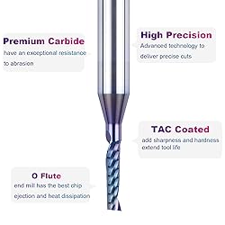 SpeTool Carbide Single Flute CNC Router Bits