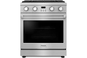 THOR Kitchen Professional 30-Inch Gas Range in Stainless Steel - Model ARG30