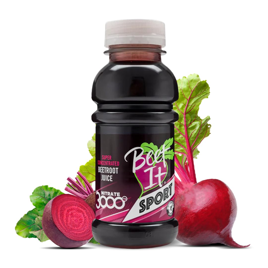 Beet It Sport Nitrate 3000 – Super Concentrated Beetroot Juice (250ml) Boost Nitric Oxide and Athletic Endurance Performance (Pack of 1)