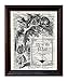Fresh Prints of CT Dictionary Art Print - Alice and Cheshire Cat - Printed on Recycled Vintage Dictionary Paper - 8