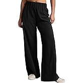Beyond Yoga Women's Easy Wide Leg 29" Pant, True Black,Small
