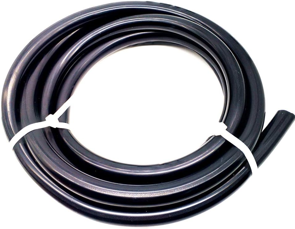 Universal ID 4MM silicone vacuum Hose Line 10 Feet Length Inner Diameter (ID 4MM(5/32 Inch), Black): Automotive
