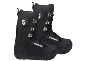 Symbolic UL Forum Black Snowboard Boots Men Women 6 7 8 9 10 11 12 13 14 15 Fit Strap in Bindings Freeride Freestyle Alll Mountain