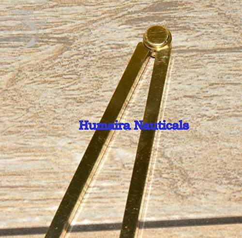 Antique Solid Brass Pencil Divider Compass 8 Inch - Thumbnail 3