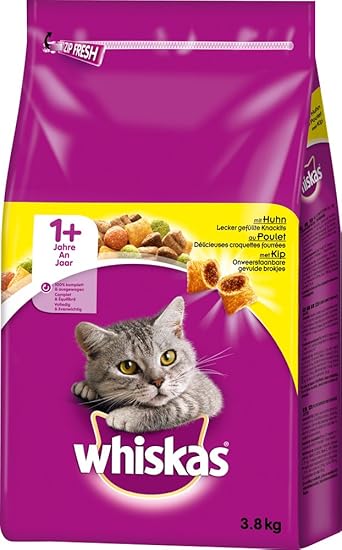 whiskas dry cat food 10kg