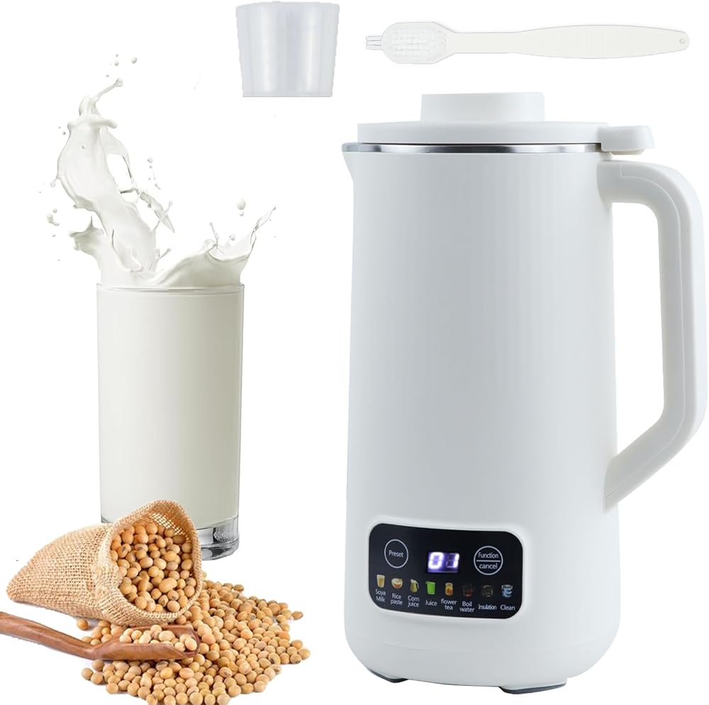 mumisuto Soy Milk Maker, 20Oz Automatic Nut Milk & Soup Machine