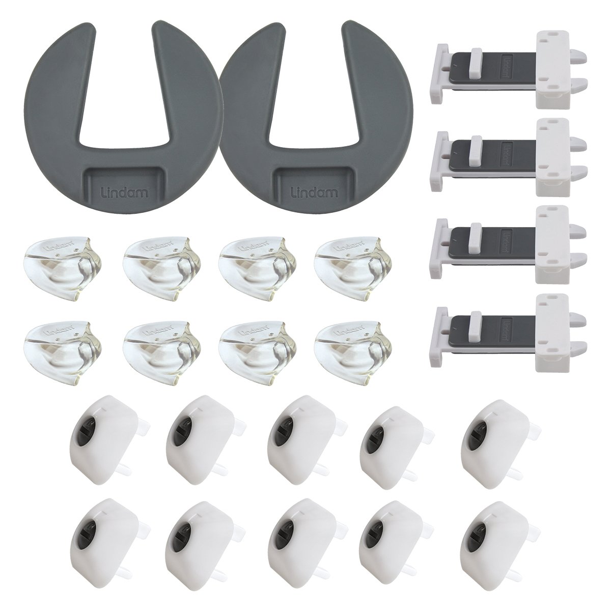 Lindam Xtra Guard Child Proofing Kit, Pack of 24