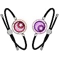 TOTWOO Long Distance Touch Bracelets for Couples, Vibration & Light up for Love Couples Bracelets | Long Distance Relationship Gifts for Girlfriend Bluetooth Pairing Jewelry