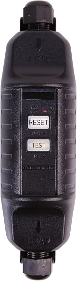 PRO ELEC PEL00414 13A Inline RCD IP66 Rewireable UK Outlet 30A Trip view 3
