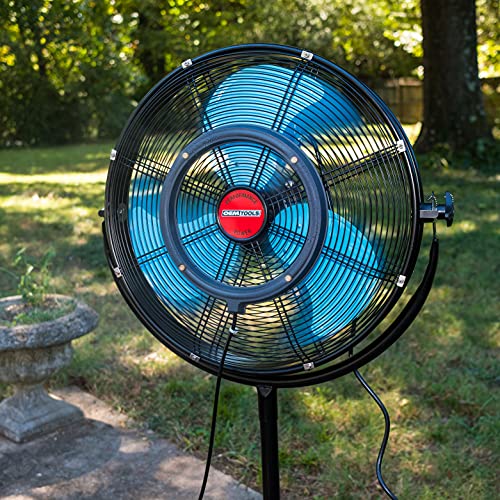 OEMTOOLS 23978 20” Tilting Pedestal Misting Fan, Fan Misters for