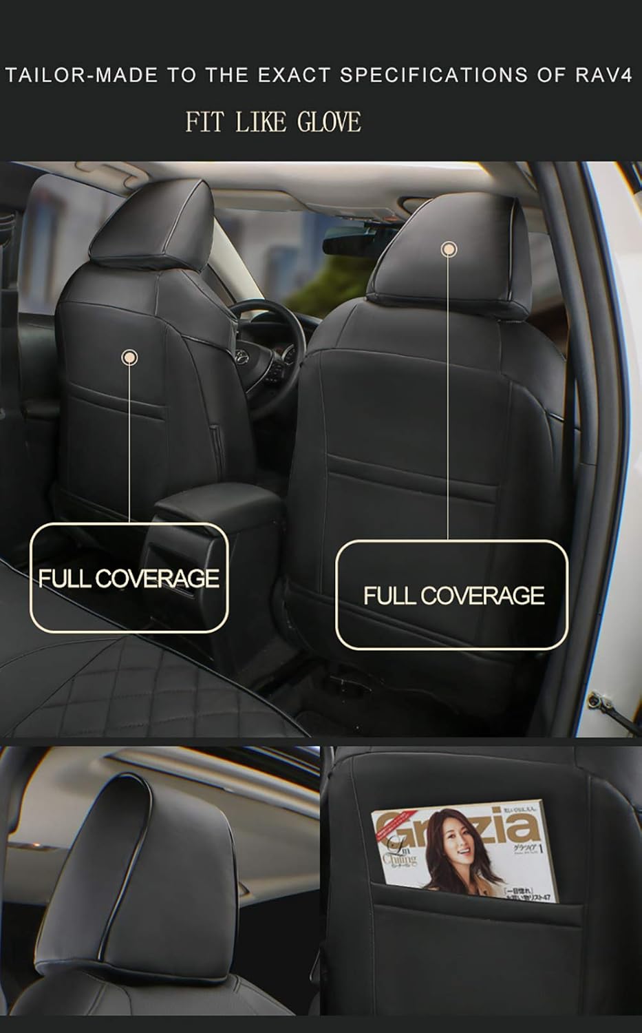 ford oem seat upholstery kit on Amazon Com Ekr Custom Fit Full Set Car Seat Covers For Select Ford F250 Rear Seat With No Armrest 2017 2018 2019 2020 Leatherette Black Automotive