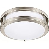 Drosbey 36W Dimmable LED Ceiling Light Fixture, Flush Mount Light Fixture, Ceiling Lights for Bedroom, Kitchen, Bathroom, Sup