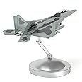 NUOTIE F-22 Raptor AF91 4002 Old Reliable Fighter Model Stealth Combat Airplane Air Force Aircraft Alloy Metal Diecast Model with Display Stand Collection Gift for Adult