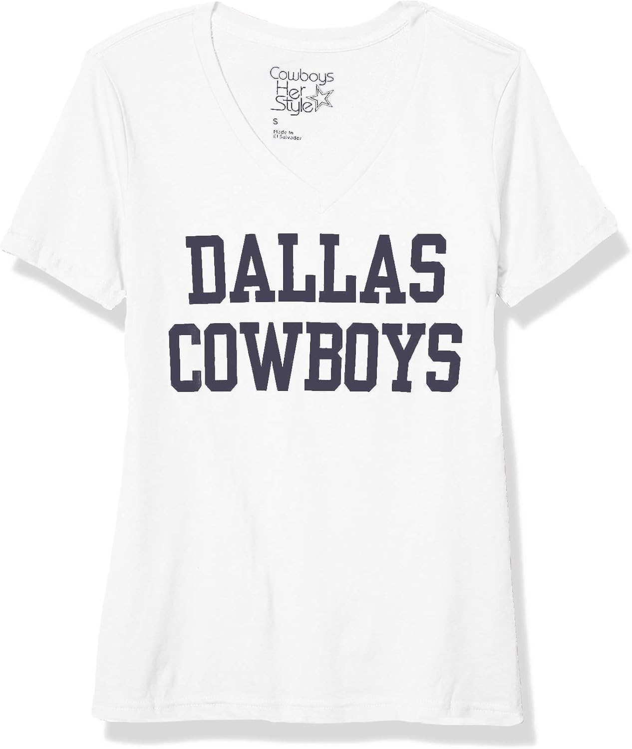 Dallas Cowboys Women's Coaches Too V-Neck Tee : Clothing