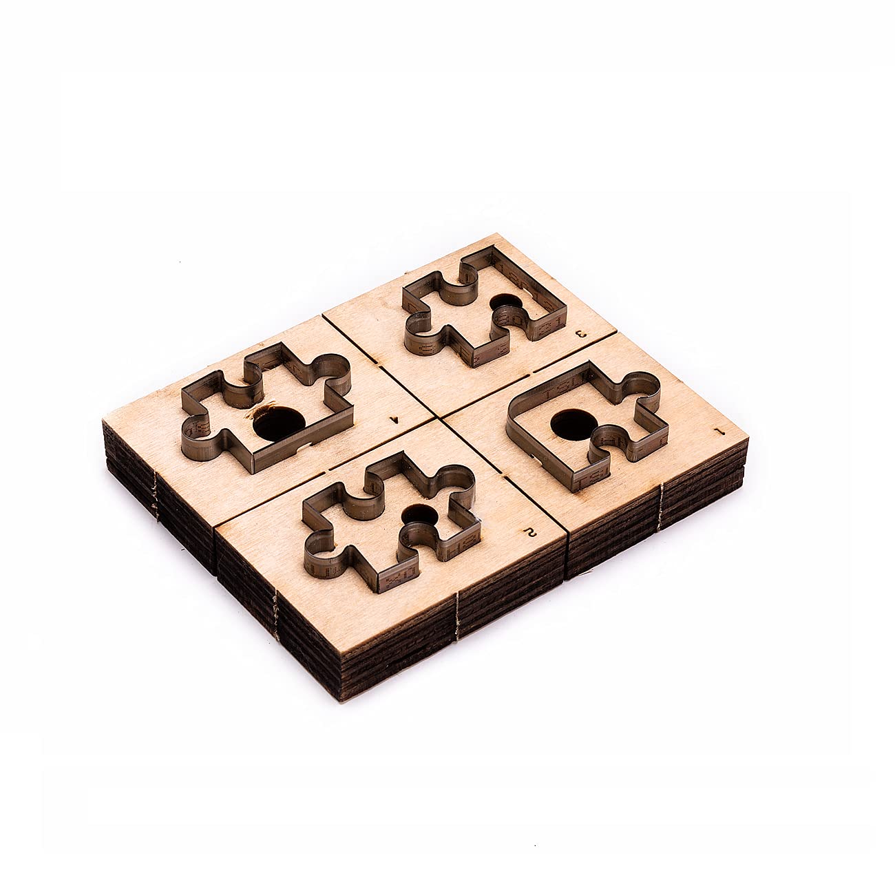 Ruimou 1.57inch Jigsaw Puzzle Pattern Leather Cutting Dies- Leather die Cut -DIY Leather Cutting Mold-Can be Used for Leather, Cloth