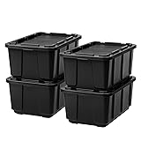 IRIS USA 27 Gallon Large Heavy-Duty Storage Plastic