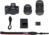 Canon EOS R50 Mirrorless Camera + RF-S 18-45mm + RF-S 55-210mm Kit view 6