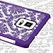 Galaxy Note 4 Case, Style4U Galaxy Note 4 [Purple] Flower Damask Design Slim Fit Case Cover for Samsung Galaxy Note 4 with 1 Stylus and 1 HD Clear Screen Protector [Purple]