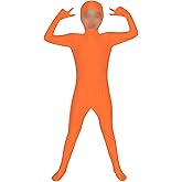 Seeksmile Kids Costume Full Body Zentai Suit Face Open