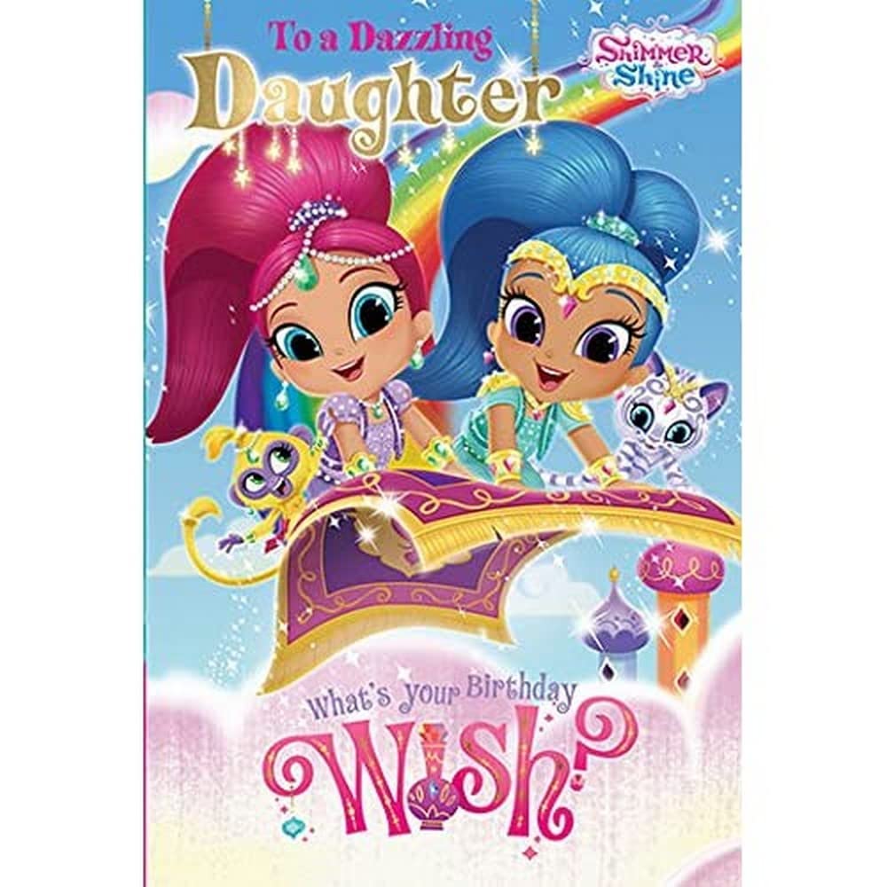 Shimmer & Shine SI001 Daughter Birthday Card