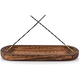 Kaizen Casa Incense Burner Stick Holder Ash Catcher Wooden Handmade Modern Gift Wood Home Decor Size (11