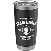 Mr Darcy Pride and Prejudice Jane Austen - Team Darcy Stainless Steel Insulated Tumbler