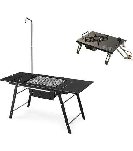 Amazon.com: Naturehike Folding IGT Camping Table with Grill