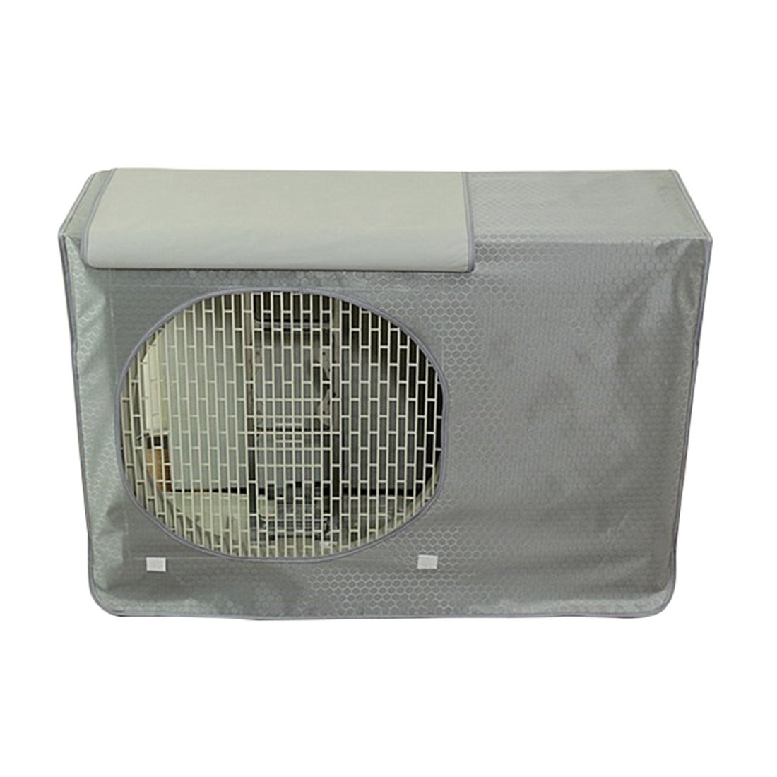Zhaoke Air Conditioner Cover Outdoor, Sunscreen Dustproof Air Conditioner Protector with Ventilation Window Gray M 33.07 * 12.60 * 22.83inch