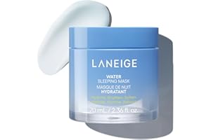 LANEIGE Water Sleeping Mask: Hydrating Korean Overnight Mask with Squalane & Probiotic-Derived Complex, for Bright, Glowing Skin & Barrier Support